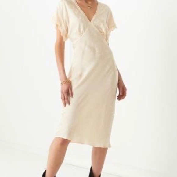 Spell Dresses Spell The Gypsy Petal Jacquard Satin Lace Trim